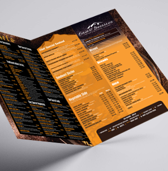 A3 Half Fold Flyers 130gsm gloss