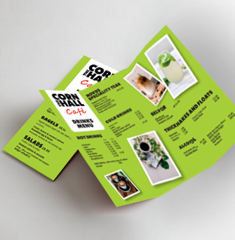 A3 Z-Fold Flyers 300gsm gloss