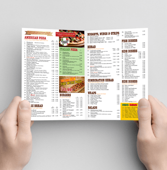 A5 Half Fold Flyers 170gsm gloss