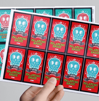 Rectangle stickers - 65x38mm